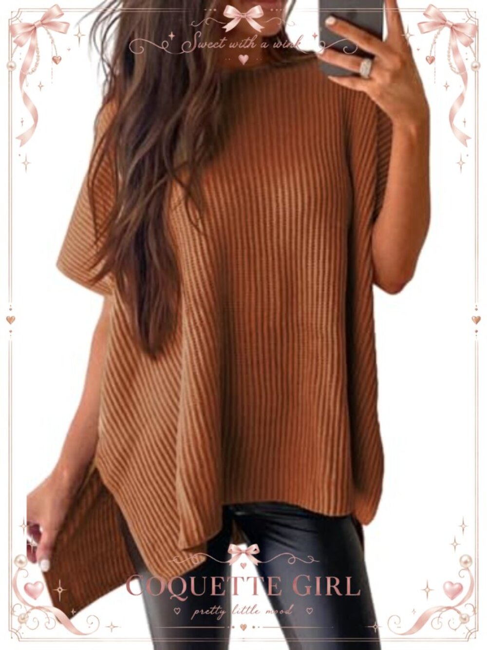 Womens Crewneck Short Sleeve Sweater Tunic Top Lightweight Summer Knit Pullover